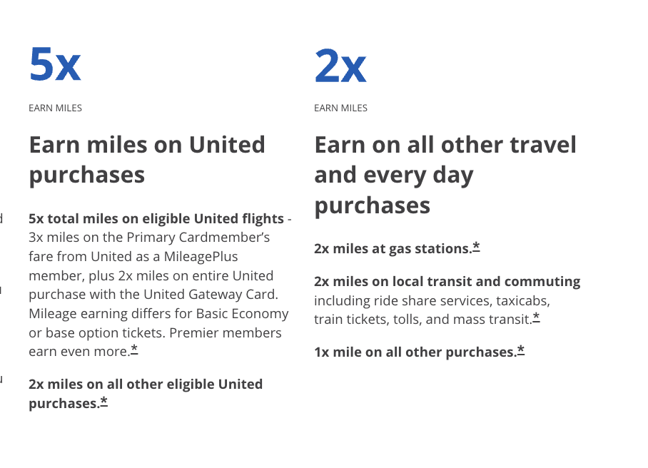 United Gateway Card (With No Annual Fee) Review 3 Earning Miles Day to Day