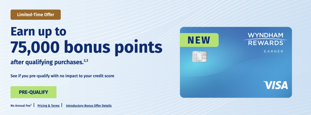Wyndham Rewards Earner Card Welcome Bonus