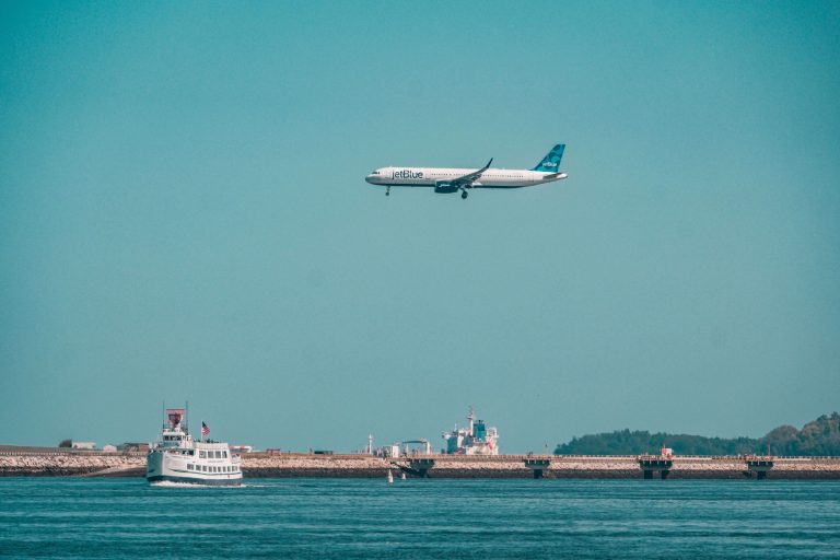 Bilt Adds JetBlue TrueBlue as a 1:1 Transfer Partner 12 JetBlue Airbus A321 landing over Boston Harbor with ferry boat below