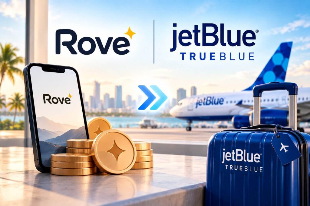 rove adds jetblue trueblue as a transfer partner