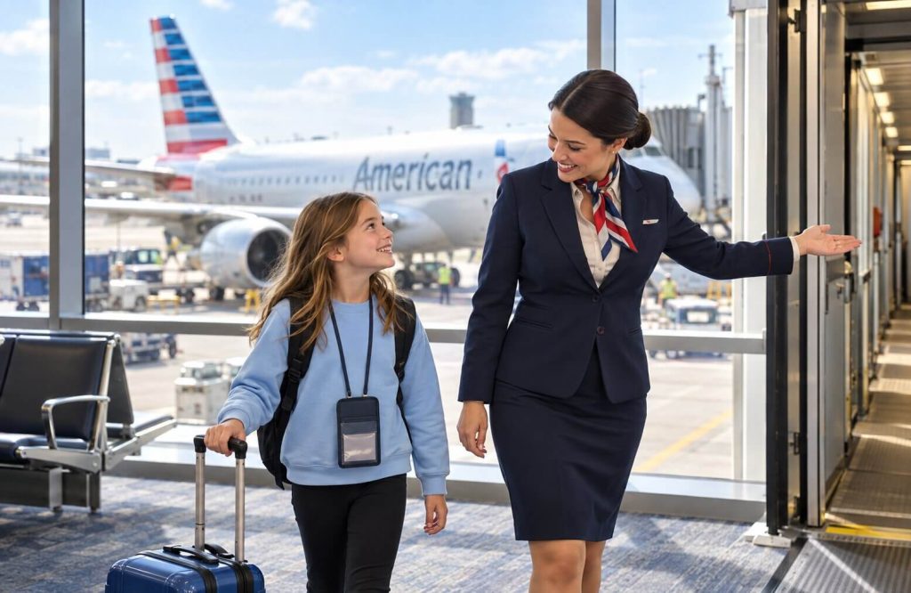 What Is the US Airlines Policy for Unaccompanied Children on International Flights? 3 Unaccompanied Minor Traveling on an AA Flight