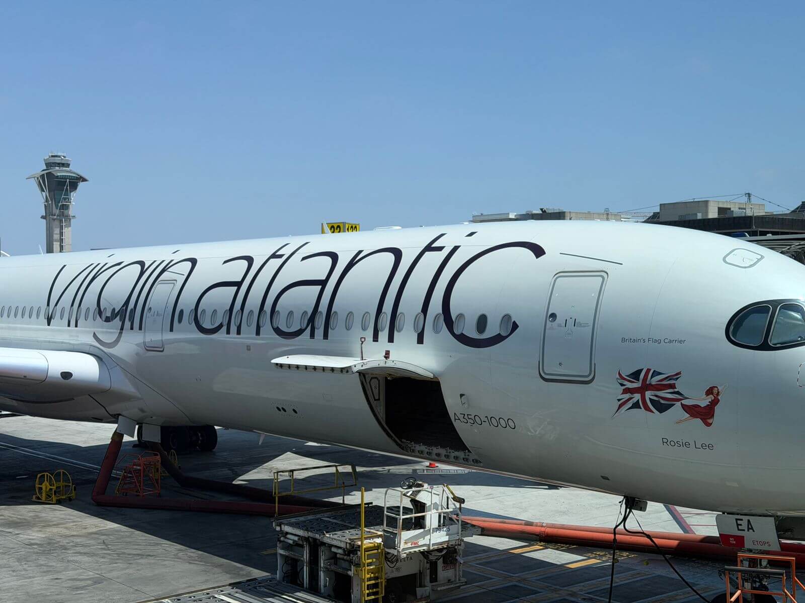 Flying Virgin Atlantic With Delta Status: Which Benefits Apply? 1 Virgin Atlantic Airbus A350 at the gate